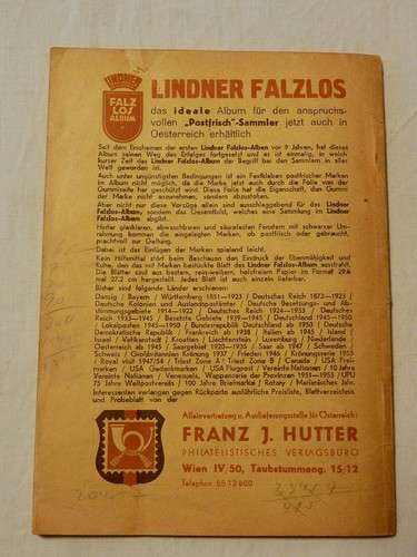 Netto Marktpreis Katalog - Österreich Spezialkatalog 1958 - Briefmarken (R328c) - Picture 6 of 6