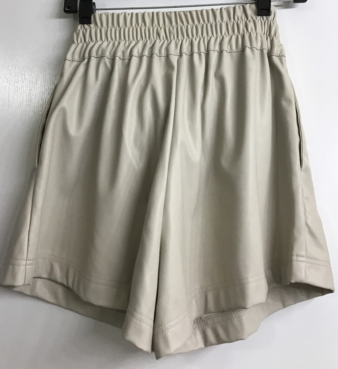 Generation love bone vegan leather Any shorts wide Elastic Waist