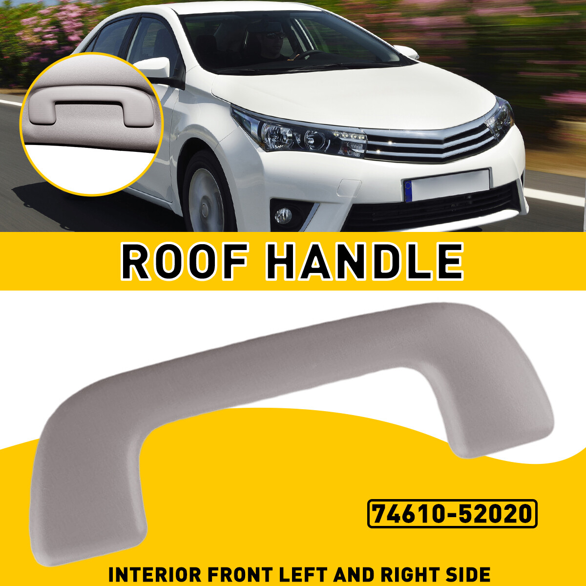 For 2008-2017 Toyota Yaris Front Roof Handle Pull Grab Handle