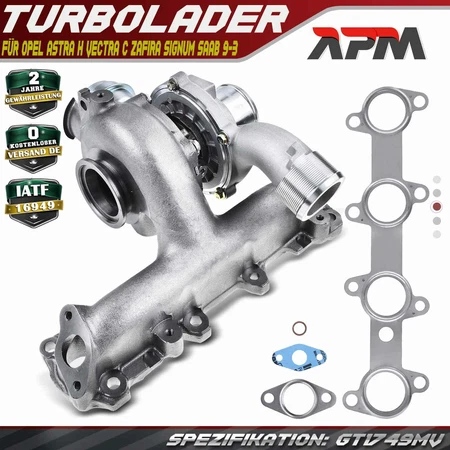 Turbolader FIAT CROMA 1.9 D Multijet (194)