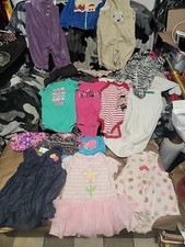 22pcs Infant 3-9mo Girls Baby Clothes Lot Mixed Carters, Miniwear, Lil Bitty