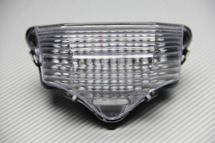 Feu arrière LED Yamaha Fazer 600 FZ6 transparent pour rouler de nuit en toute sécurité