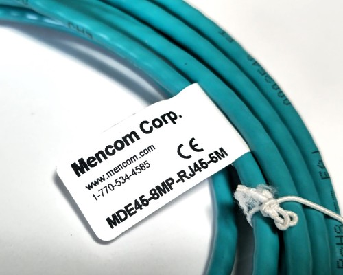 Mencom MDE45-8MP-RJ45-5M 8-Pin Male Straight to RJ45 Ethernet Cable - New - Picture 2 of 4