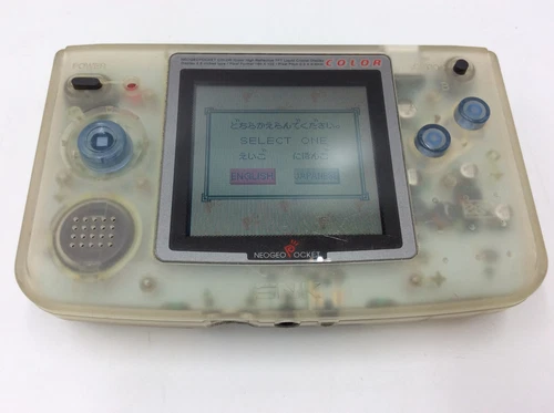 Neo Geo Pocket Color SNK Console Crystal White