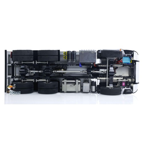 Metal Chassis 1/14 RC Hydraulic Dumper 2Speed Gearbox Tipper Differential Axle - Picture 10 of 10