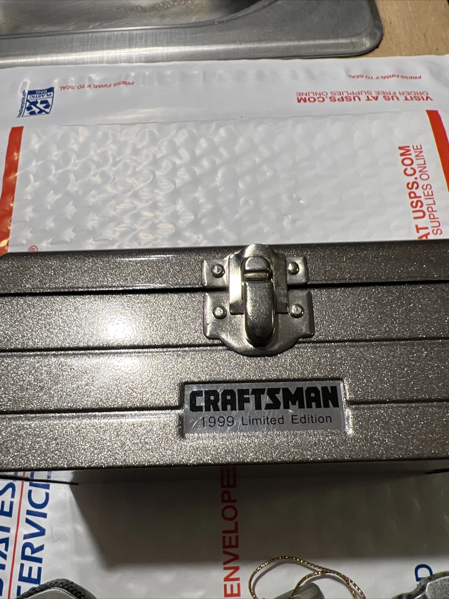 Craftsman 1999 Limited Edition Mini Toolbox With Mini Tools