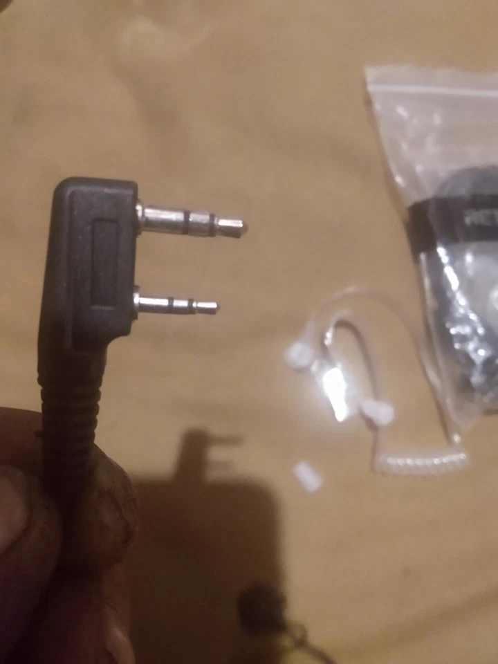 Hands-Free 2-Way Radio Headset plug VOX & PTT in-line mic - Image 3 of 4