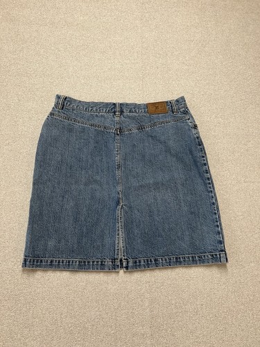 Vintage Ralph Lauren Jillian Denim Mini Skirt Womens' 12 Blue Vintage Y2K - Picture 2 of 6