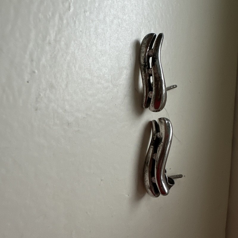 Sterling Silver DIAMOND EARRINGS