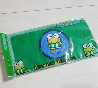 Retro Kerokero Keroppi Tissue Cover Dead Stock Kawaii 1994 Sanrio