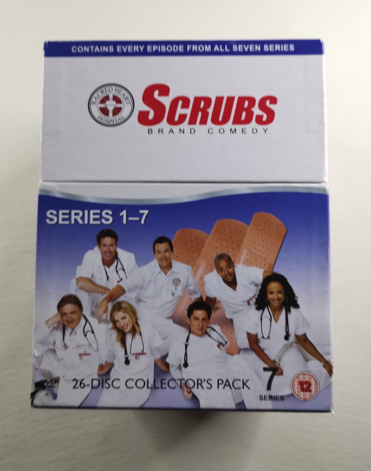 SCRUBS : SERIES 1-7 DVD (2008) CERT -  12  - 26 discs
