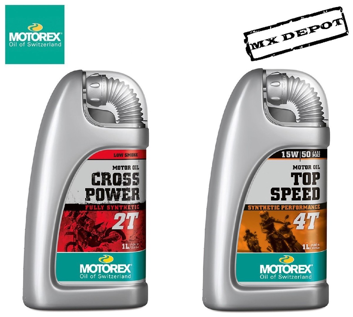 EXC エンジンオイル MOTOREX 2 STROKE OIL + GEARBOX OIL 2T & 15w50 for KTM XC XC-W 125