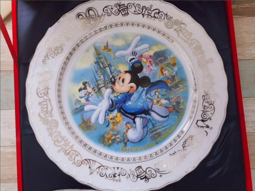 Tokyo Disneyland 20th ANNIVERSARY Commemorative Plate Plate