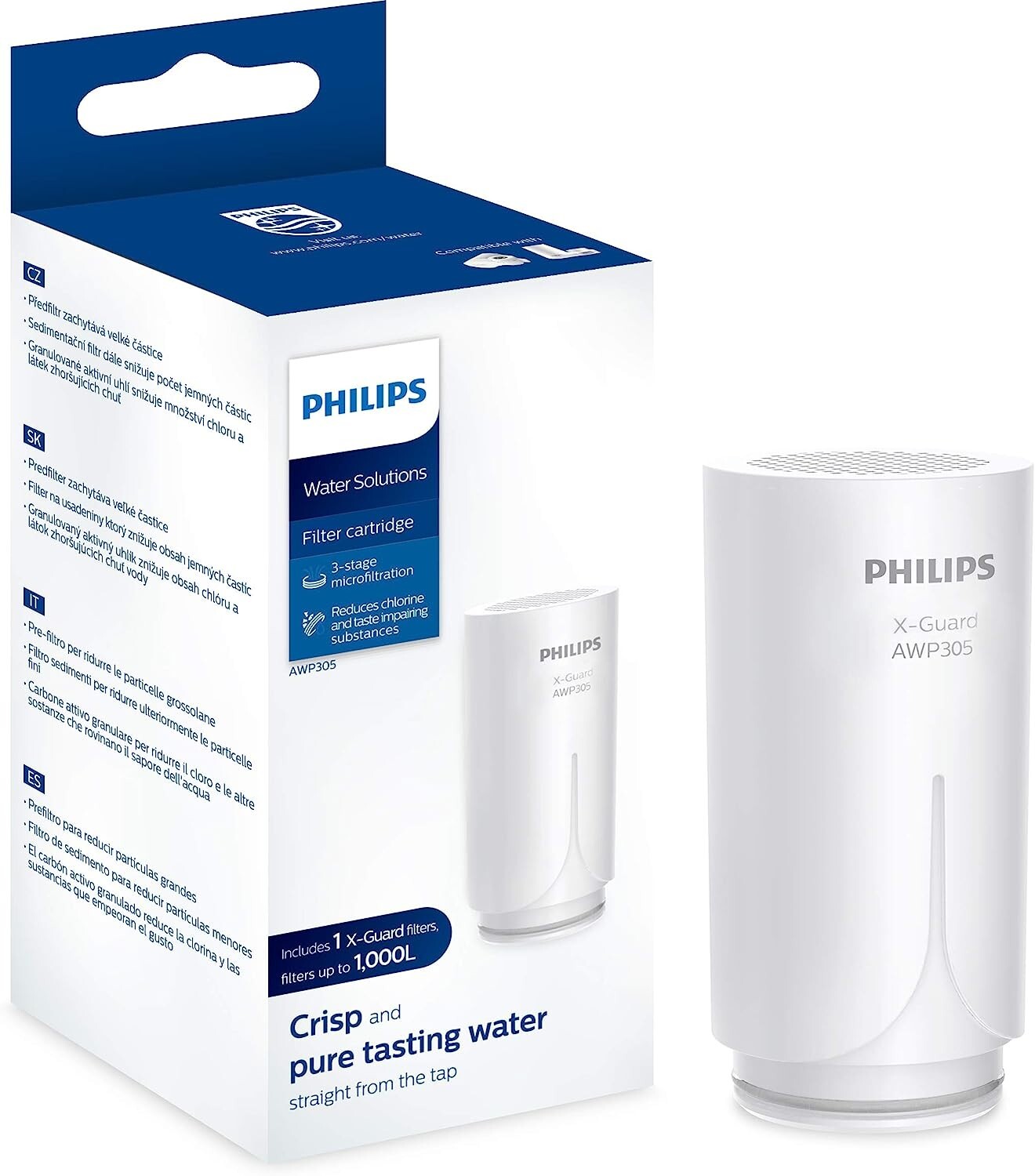 Ricambio Filtro Philips AWP305 X-Guard | 2L/min Alta Efficienza