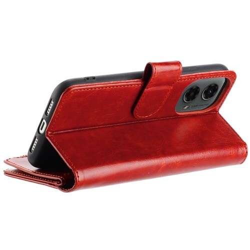 For Moto G Play 4G 2024 Faux leather Case Wallet Card ID Zipper Money Holder - Photo 16 sur 29