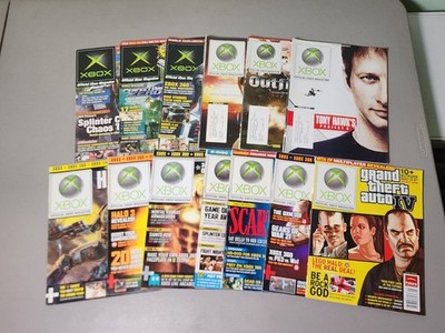 Official Xbox Gaming Magazine Lot of 13 Magazines 2004-2008 
