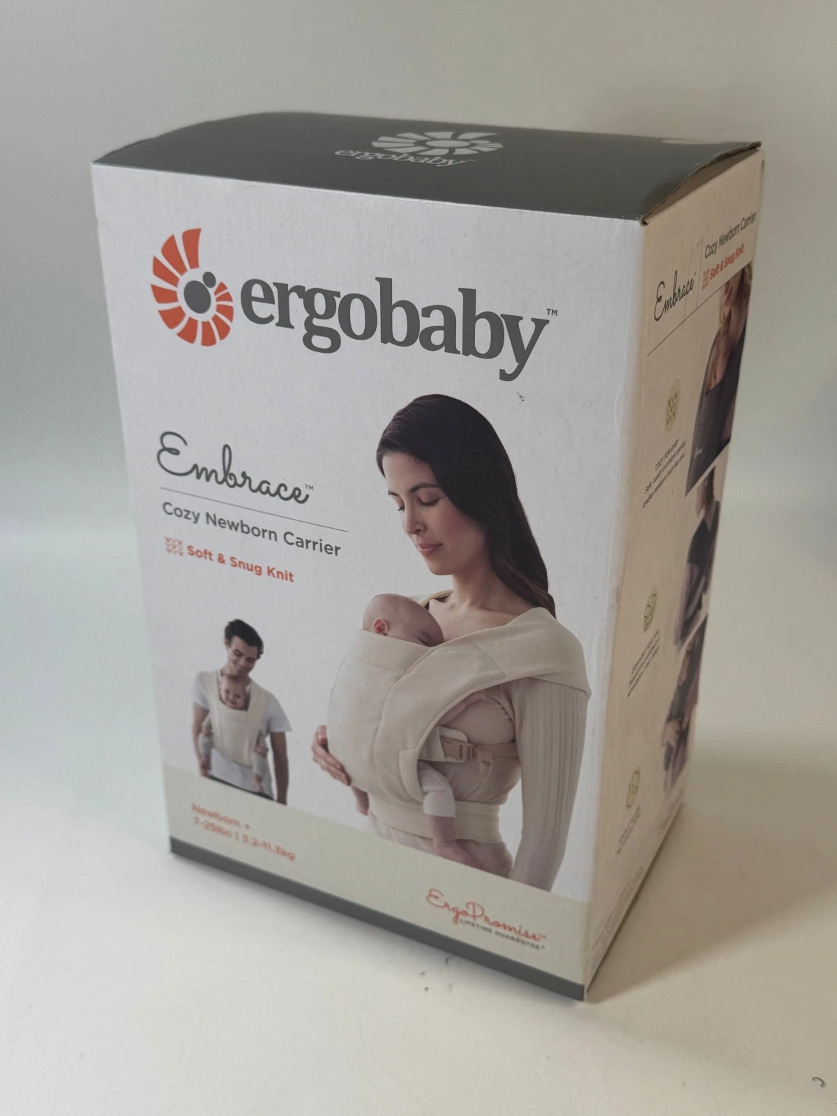 Ergobaby Embrace Cozy Knit Newborn Carrier for Babies - Cream
Opens in a new window or tab
