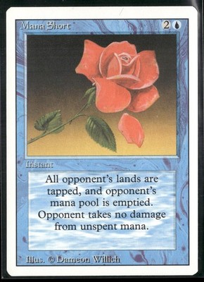 Mana Short Rare Revised Edition Magic: The Gathering Near Mint
