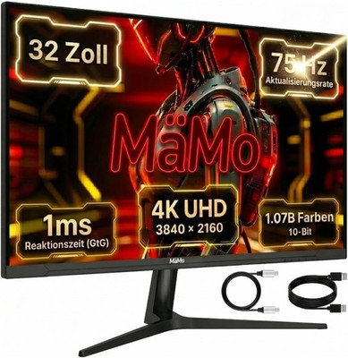 Gaming Monitor,65W USB-C,32'' 4K IPS 75Hz 1ms  95% DCI-P3,UHD IPS-Panel,HDMI 2.1