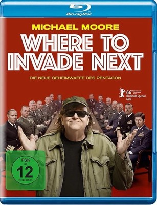 Michael Moore Where To Invade Next Blu Ray NEU Dokumantation