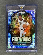 2022-23 Panini Prizm - Fireworks Ja Morant #7 Mojo Prizm 1/25