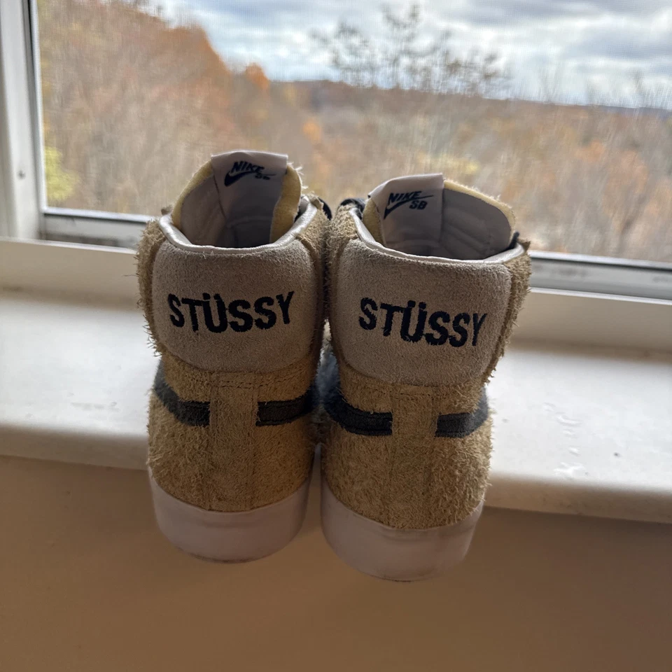 Nike Stussy x Blazer SB Mid Midwest Gold Size 10 - Image 4 of 4