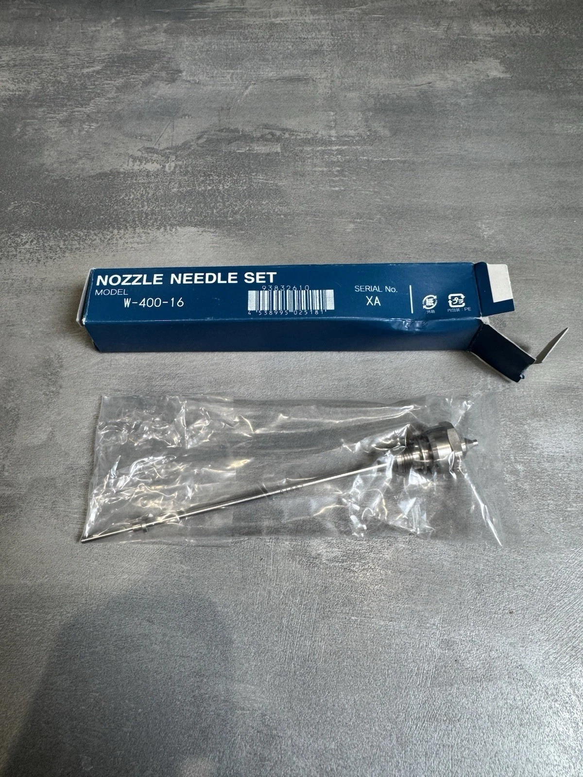 Anest Iwata W400 Nozzle Needle Set 1.6mm W-400-16 Brand New In Box 3