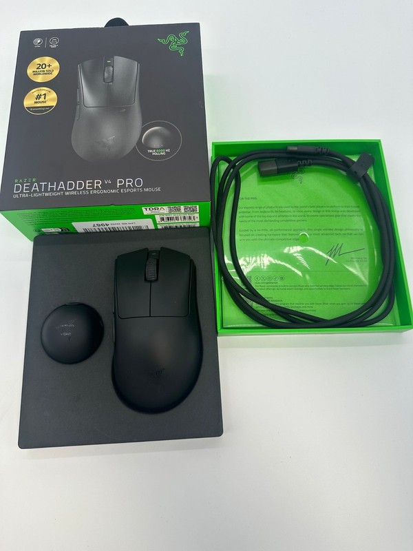 Razer DeathAdder V4 Pro Wireless Gaming Mouse Black