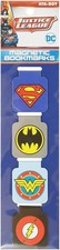 DC Comics Justice League Logos Set of 4 Diffe...