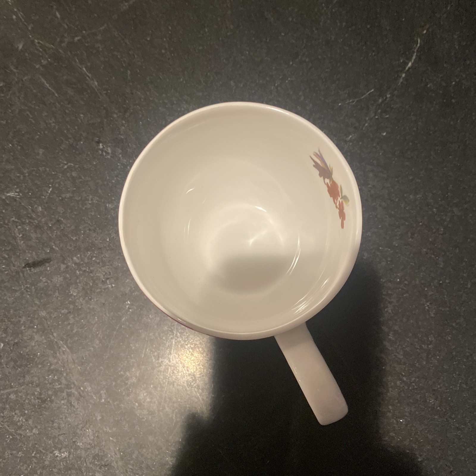 PORTOBELLO BY INSPIRE FLORAL FOOTED FINE BONE CHINA 16 OZ. COFFEE MUG