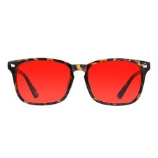 TIJN Sleep Glasses: Blue & Green Light Blocking, Red Lens, Computer, Gaming, UV 