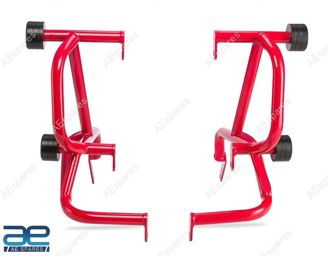 Engine Crash Guard With Sliders Red For Triumph Speed 400 Scrambler 400 X view 5