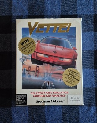 Vette! IBM PC Big Box game by Spectrum HoloByte