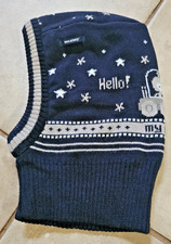 MAXIMO - Baby Boys Winter Hat - Dark Blue  White - Size 6-12M