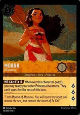 Moana - Of Motunui 14/204 Rare The First Chapter Lorcana Cold Foil LP