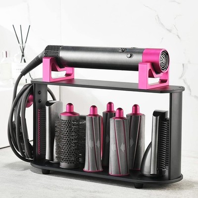 Storage Holder Compatible for Dyson Airwrap Styler, 8-Holes Countertop Bracket