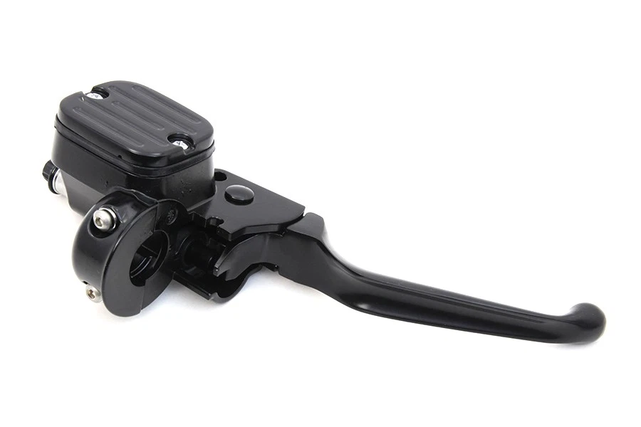 Conjunto de cilindro maestro delantero negro para Harley Davidson Foto 3 de 4