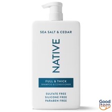 Native Sea Salt & Cedar Full & Thick 2-in-1 Shampoo & Conditioner - 16.5 fl oz 0.86 per fl oz