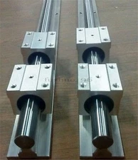 Bearing Block 16Mm Shaft Brand New Linear Slide Guide SBR16-2000MM 2 gv