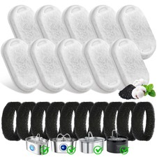 8/10pcs Pet Cat Water Fountain Filters Replacement for 67/108/135oz Replacement