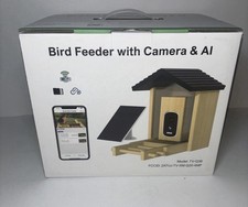Smart Bird Feeder with Camera HD  AI Bird Recognition Solar Powered Outdoor