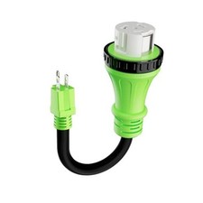 RV Adapter Plug 50 Amp to 15 Amp 110 Volt Cord 15A Male to 50A Female Locking