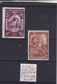 Spain 1930 MNH/MH Mi. 550 552AX nice stamps see scan cv 300€