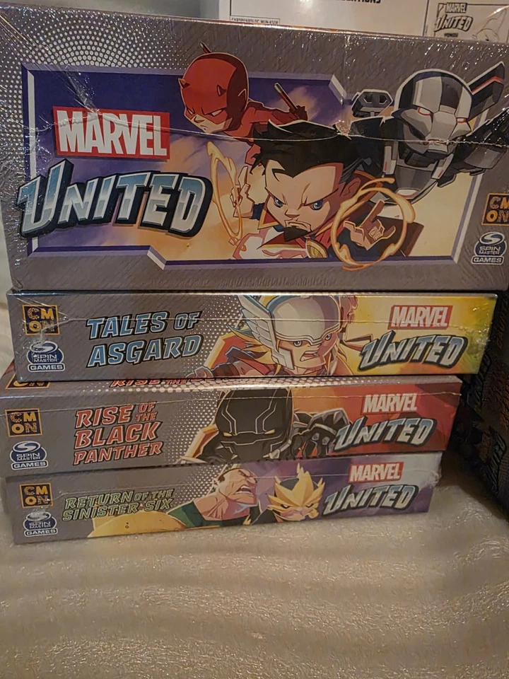 CMON Marvel United Ultimate Pledge - KS Season 1 - Brand New In Shrink W/ Bonus! - Image 2 of 4