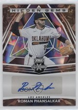2022 Panini Elite Extra Edition Hidden Gems Black Roman Phansalkar Auto 4f5