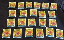 22 MELLO SMELLO DISNEY Pizza Duck SCRATCH N SNIFF Vintage STICKER LOT lot set
