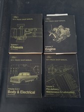1974 Ford Truck Shop Manual Set. Volume 1-5 Including 74 Truck Service Specs.