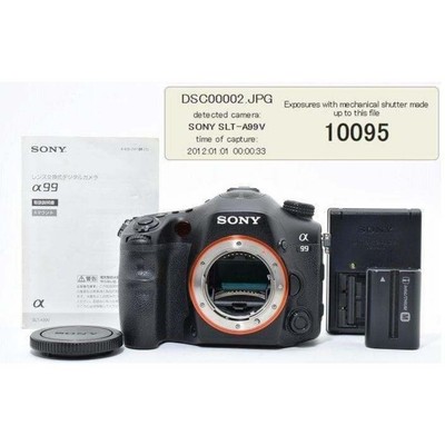 Sony α99 SLT-A99V DSLR Body GPS Japan Model Used 100 Shots | eBay