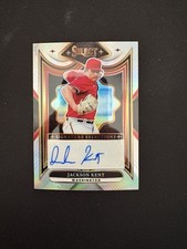2025 Select Baseball Jackson Kent Signature selection Prizm Auto # ss-jk, A3