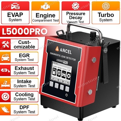 ANCEL L5000 PRO EVAP Smoke Tester Machine Vacuum Leak Detector With LCD Screen